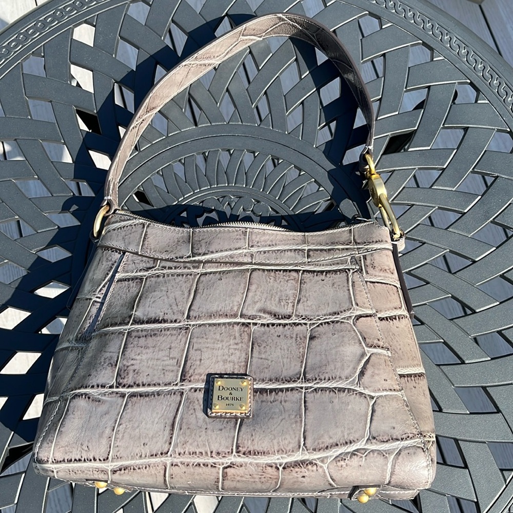 Dooney & Bourke just like new croco leather